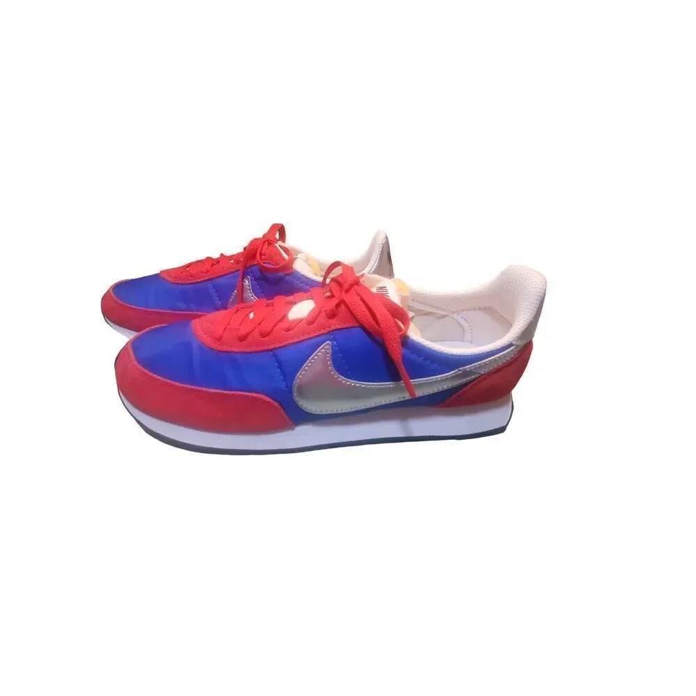 Nike Waffle Trainer 2 SP Hyper Royal & University Red Sneakers Shoes Size 9. NO